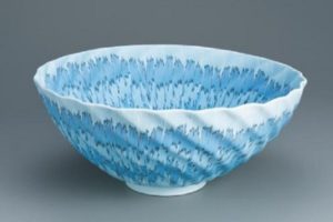 第67回日本伝統工芸展 　透光磁練上鉢「Nagi」入選